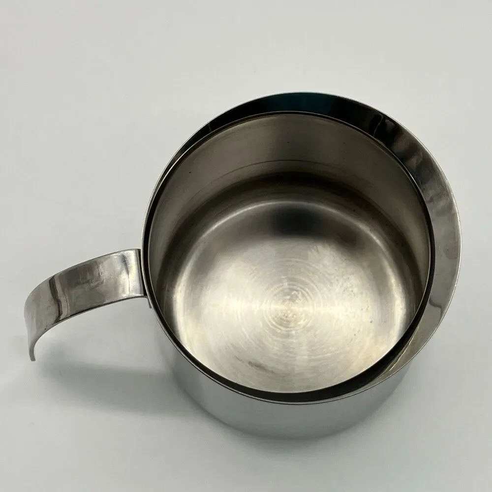 Krups Coffee 18-8 Stainless Steel Milk Frothing 12 oz Pitcher Creamer